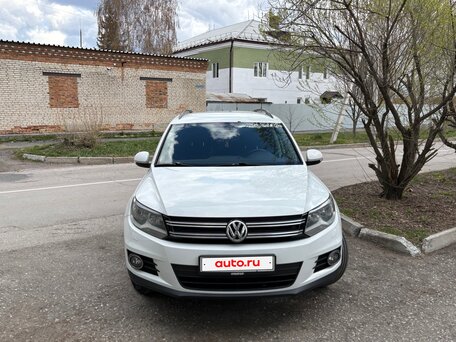 2014 Volkswagen Tiguan I Рестайлинг, белый, 1340000 рублей, вид 1