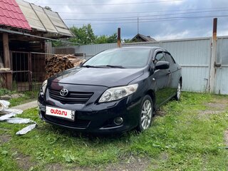 2007 Toyota Corolla X (E140, E150), чёрный, 600000 рублей, вид 1