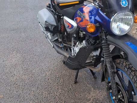 2024 Bajaj Boxer BM 150X, синий, 105000 рублей, вид 2
