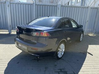 2013 Mitsubishi Lancer X Рестайлинг, синий, 695000 рублей, вид 5