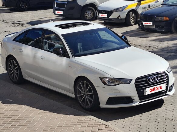 2018 Audi A6 IV (C7) Рестайлинг, белый