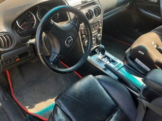 2006 Mazda 6 I (GG) Рестайлинг, серебристый, 360000 рублей, вид 5