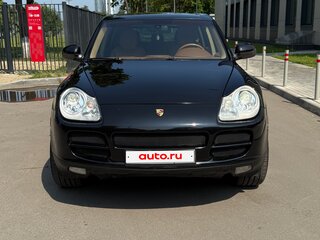2004 Porsche Cayenne I (955), чёрный, 1200000 рублей, вид 2