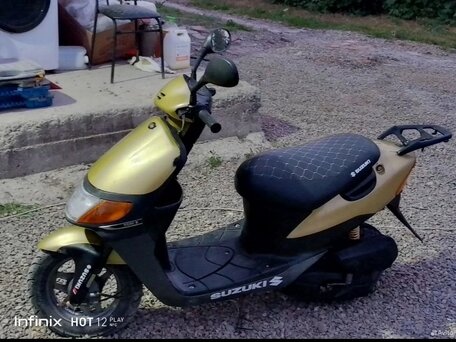 2004 Suzuki Lets 2, жёлтый, 50000 рублей, вид 1
