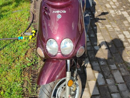 2004 Yamaha Neos, фиолетовый, 180000 рублей, вид 4