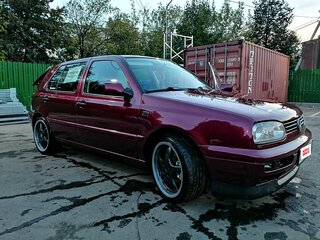 1995 Volkswagen Golf III, красный, 490000 рублей, вид 3