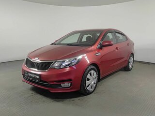2016 Kia Rio III Рестайлинг, красный, 855000 рублей, вид 1