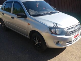 2014 Lada (ВАЗ) Granta I, серебристый, 500000 рублей, вид 1