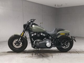 2021 Harley-Davidson Fat Bob, зелёный, 1607000 рублей, вид 2