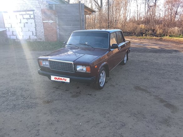 2006 Lada (ВАЗ) 2107, пурпурный, 115000 рублей