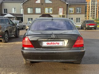 2002 Mercedes-Benz S-Класс 500 Long IV (W220) Рестайлинг, чёрный, 509000 рублей, вид 5