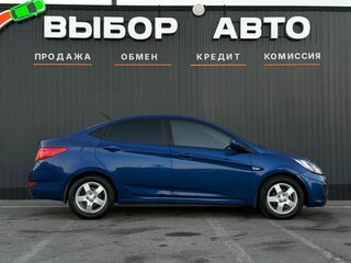 2011 Hyundai Solaris I, синий, 579000 рублей, вид 3