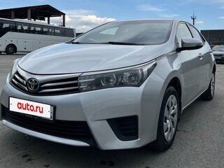 2013 Toyota Corolla XI (E160, E170, E180), серебристый, 1340000 рублей, вид 1
