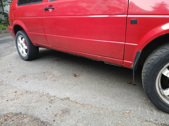 1988 Volkswagen Golf II, красный, 300000 рублей - вид 14