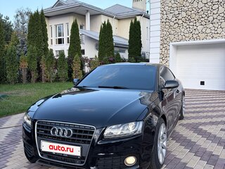 2009 Audi A5 I (8T), чёрный, 1390000 рублей, вид 3