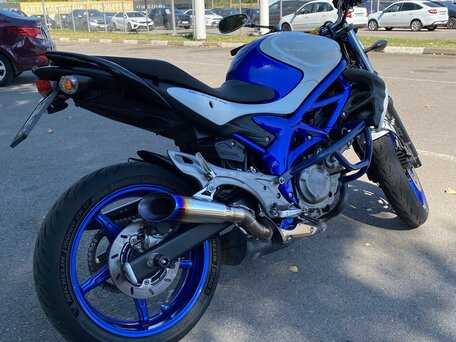 2011 Suzuki SFV 650 Gladius, синий, 430000 рублей, вид 2