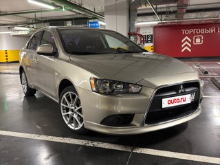 2011 Mitsubishi Lancer X Рестайлинг, бежевый, 790000 рублей, вид 1