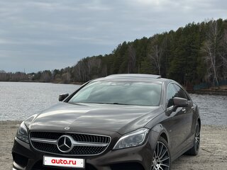 2017 Mercedes-Benz CLS 350 BlueTEC II (C218) Рестайлинг, коричневый, 3850000 рублей, вид 4