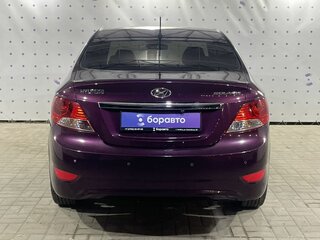 2013 Hyundai Solaris I, фиолетовый, 790000 рублей, вид 5