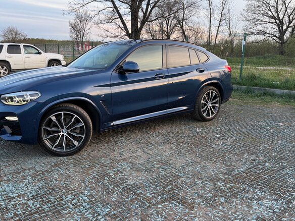 2018 BMW X4 20d II (G02), синий - вид 6