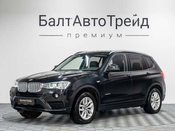 2015 BMW X3 28i xDrive II (F25) Рестайлинг, чёрный, 2390000 рублей