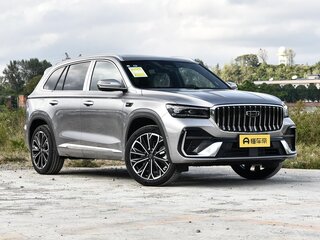 2026 Geely Monjaro (Xingyue L) I Рестайлинг 2 (China Market), серебристый, 3750000 рублей, вид 3