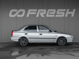 2007 Hyundai Accent ТагАЗ II, серебристый, 399000 рублей, вид 3