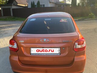 2014 Lada (ВАЗ) Granta I, оранжевый, 300000 рублей, вид 4