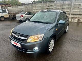 2014 Lada (ВАЗ) Granta I, серый, 475000 рублей, вид 1