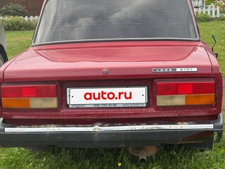 2007 Lada (ВАЗ) 2107, красный, 100000 рублей, вид 4