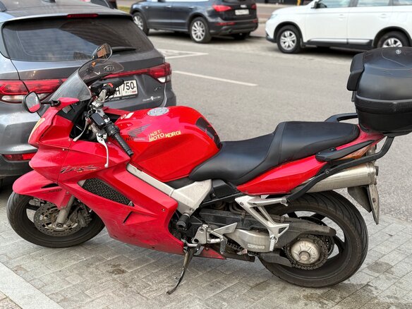 2002 Honda VFR 800, красный, 330000 рублей - вид 2