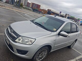 2015 Lada (ВАЗ) Granta I, серебристый, 520000 рублей, вид 2