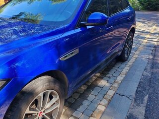 2018 Jaguar F-Pace I, синий, 3400000 рублей, вид 3