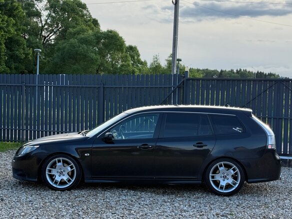 2007 Saab 9-3 II Рестайлинг, чёрный, 749999 рублей - вид 2
