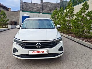 2021 Volkswagen Polo VI, белый, 1450000 рублей, вид 2