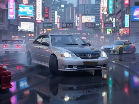 2001 Toyota Mark II IX (X110), серый, 560000 рублей, вид 1