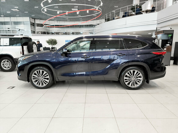 2021 Toyota Highlander IV (XU70), синий, 4750000 рублей - вид 7