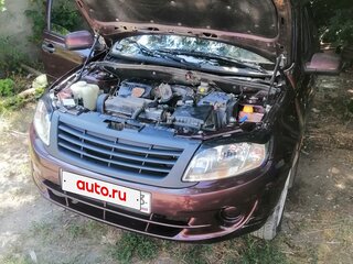 2012 Lada (ВАЗ) Granta I, пурпурный, 200000 рублей, вид 4