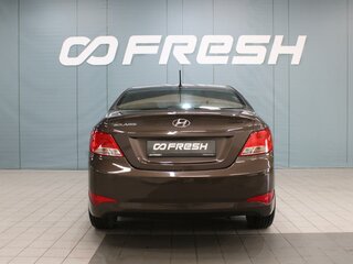 2016 Hyundai Solaris I Рестайлинг, коричневый, 1169000 рублей, вид 4