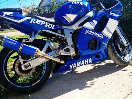 2001 Yamaha YZF-R6, синий, 480000 рублей, вид 2