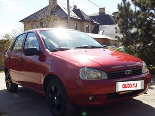 2006 Lada (ВАЗ) Kalina I, красный, 135000 рублей, вид 2