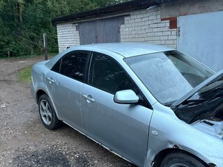 2005 Mazda 6 I (GG) Рестайлинг, серебристый, 100000 рублей, вид 4