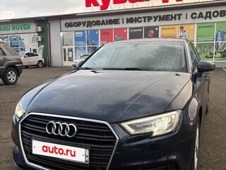 2016 Audi A3 III (8V) Рестайлинг, синий, 1350000 рублей, вид 3