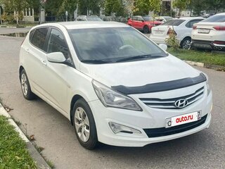 2016 Hyundai Solaris I Рестайлинг, белый, 845000 рублей, вид 3