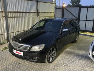 2007 Mercedes-Benz C-Класс 180 Kompressor III (W204), чёрный, 970000 рублей, вид 2