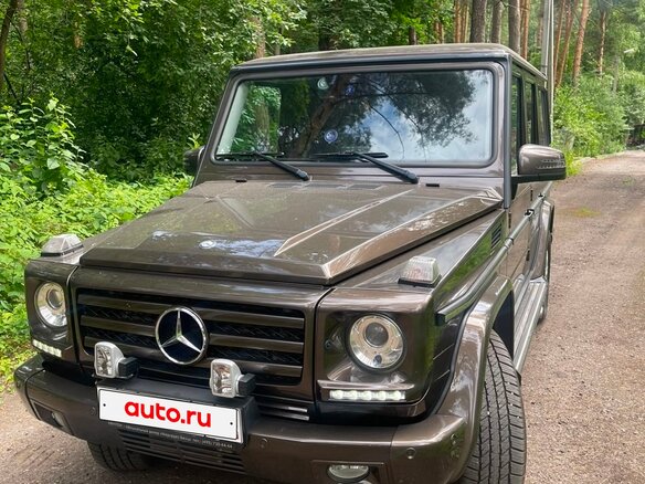 2014 Mercedes-Benz G-Класс 350 CDI BlueTEC II (W463) Рестайлинг 3, коричневый - вид 2