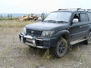 1998 Toyota Land Cruiser Prado 90 Series, чёрный, 950000 рублей, вид 1