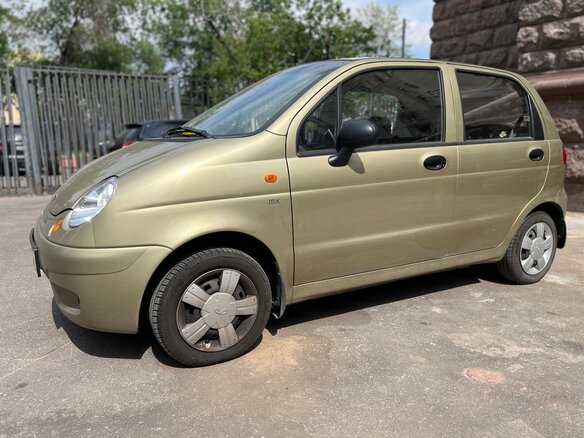 2007 Daewoo Matiz I Рестайлинг, жёлтый - вид 1