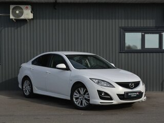 2010 Mazda 6 II (GH) Рестайлинг, белый, 659999 рублей, вид 3