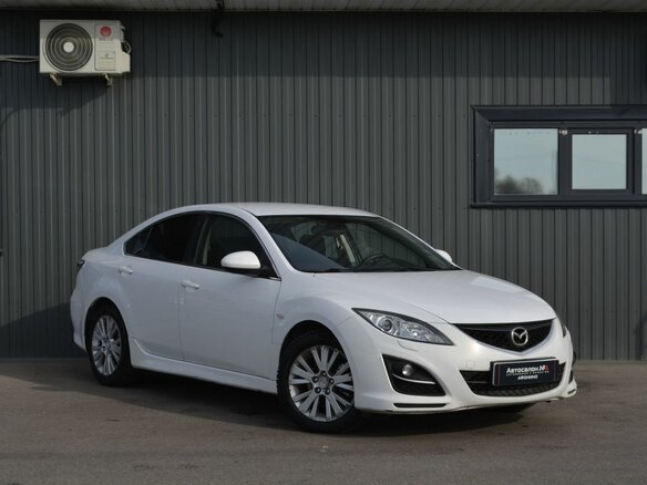 2010 Mazda 6 II (GH) Рестайлинг, белый, 659999 рублей - вид 2